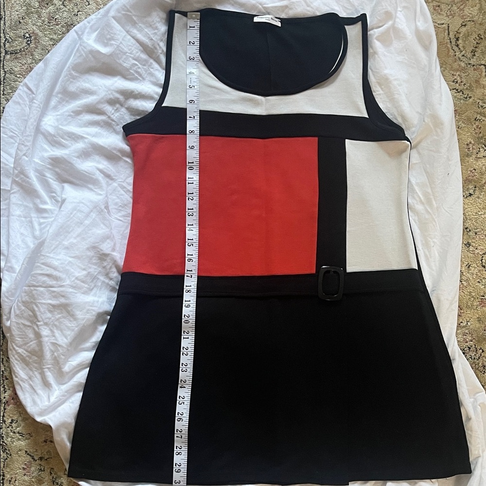 Color Block Sleeveless Dress